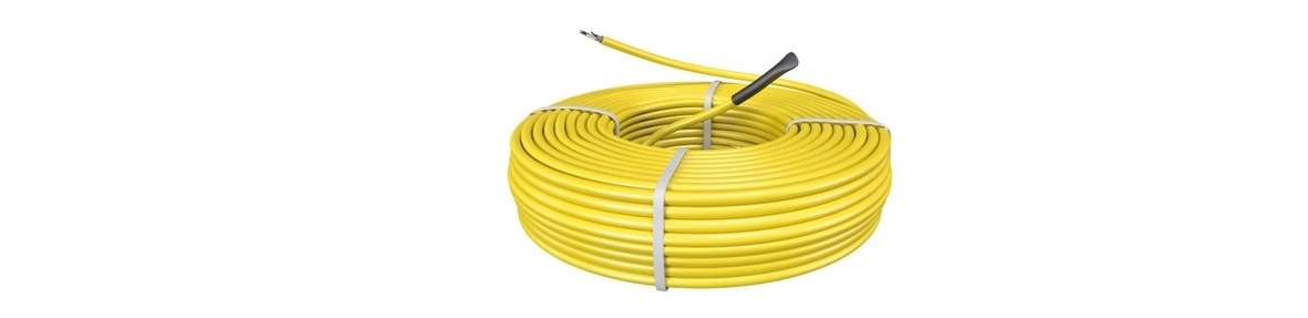 Elektrische verwarmingskabel in dekvloer
