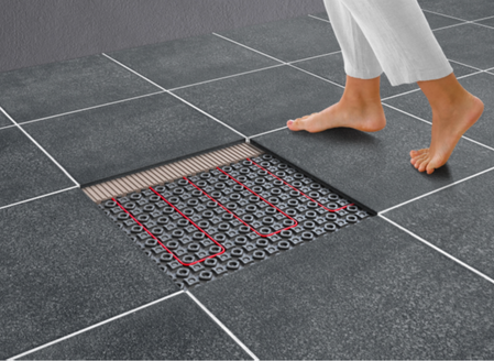 e-HEAT DECO-Mat systeem