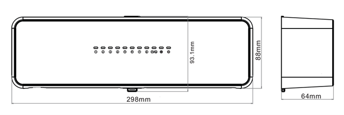 H128-regelunit afmetingen