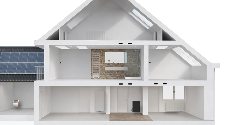 Elektrische verwarming in huis