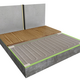 ALU-Mat Set 1m² / 140 Watt Set met C16-thermostaat | Zwart (inbouw) - afb. 5