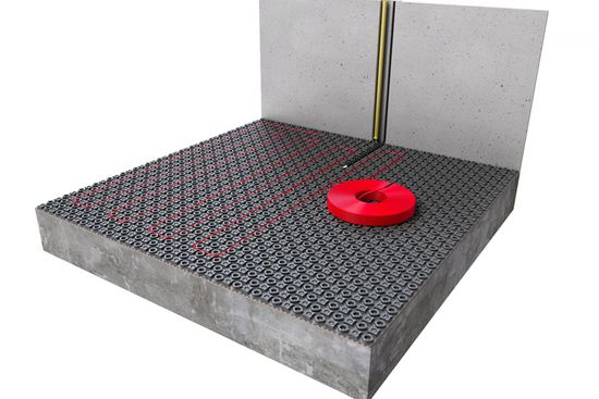 DECO-ontkoppelingsmat Professional WiFi Set 1m² / 150 Watt Set met C16-thermostaat | Wit (inbouw) - afb. 3