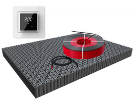 DECO-ontkoppelingsmat Basic WiFi Set 3m² / 450 Watt Set met ET44-thermostaat | Wit (inbouw)