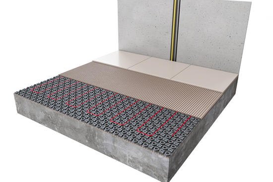 DECO-mat Pro WiFi Set met 4mm kabel 3,5m² / 525 Watt Set met C16-thermostaat | Zwart (inbouw) - afb. 4