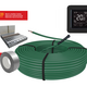e-HEAT Cable Set 58,8 m / 1000 Watt Set met C16-thermostaat | Zwart - afb. 2