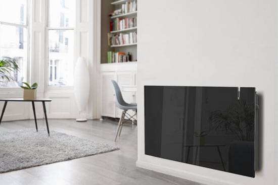 EREA WI-FI Infrarood-paneelradiator 1000 Watt | Zwart glaspaneel (45cm x 80cm) - afb. 2