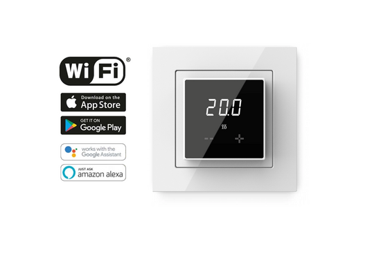 ET44 Digitale WiFi Klokthermostaat ET44-thermostaat (inbouw) | RAL 9010 Wit - afb. 3