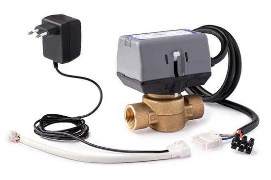 Gemotoriseerde Afsluiter met Schakelcontact Regelklep met vervolgschakelaar, 3/4" binnendraad - afb. 1