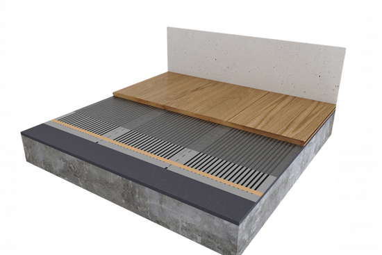 Infrarood Folie Set 15 m² / 1800 Watt Set met C16-thermostaat | Zwart - afb. 3