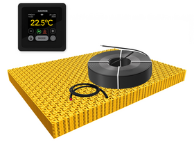 MAGNUM Decoupling Set 1m² / 150 Watt Set met MRC²-thermostaat | Zwart