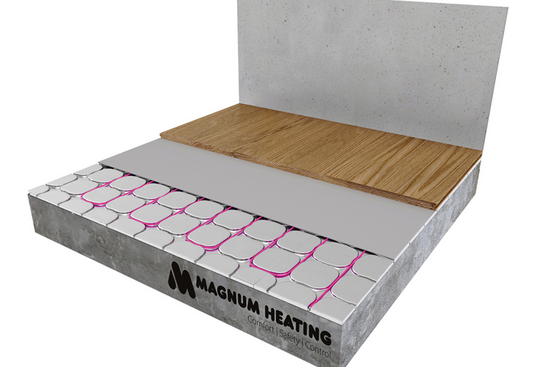 MAGNUM HeatBoard Cable Set 120 m / 1200 Watt Set (12 m²) met MRC | Zwart - afb. 5