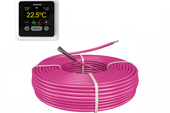 MAGNUM HeatBoard Cable Set 40 m / 400 Watt Set (4 m²) met MRC | Wit - afb. 1