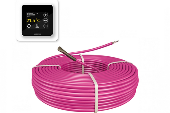 MAGNUM HeatBoard Cable Set 100 m / 1000 Watt Set (10 m²) met MRC | Wit - afb. 1