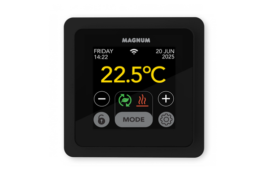 MAGNUM Mat Set 1,5 m² / 225 Watt Set met MRC-thermostaat | Zwart - afb. 6