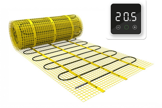 MAGNUM Mat Set Basic 7 m² / 1050 Watt Set met F32-thermostaat | Wit - afb. 1
