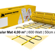 MAGNUM Mat Set met Thermostaat in Zwart Mat 4,00 m² | 600 Watt - afb. 2