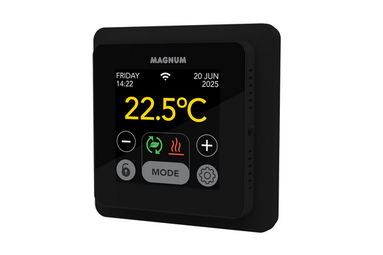 MAGNUM MRC² WiFi Klokthermostaat MRC²-thermostaat (inbouw) | RAL 9011 Zwart - afb. 4