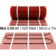 e-HEAT Mat Set met witte ET44-thermostaat 3,50 m² / 525 Watt - afb. 2