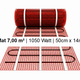 e-HEAT Mat Set met zwarte ET44-thermostaat 7,00 m² / 1050 Watt - afb. 2