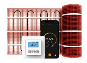 e-HEAT Mat Set met MIC² WiFi-thermostaat 1,00 m² / 150 Watt