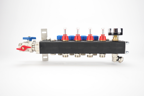 Open Compact Kunststof Dubbelwandig 14 Groeps, uitvoering links - afb. 1