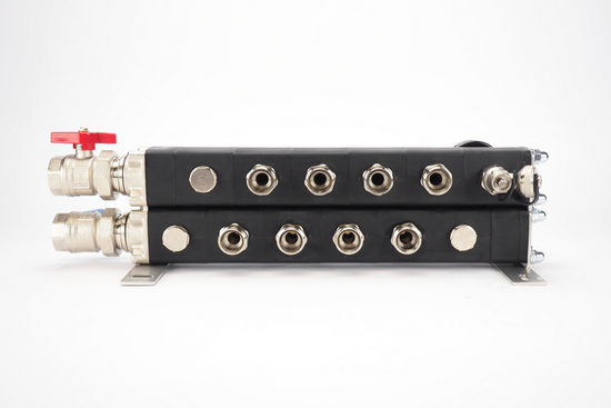 Open Compact Kunststof Dubbelwandig 6 Groeps, uitvoering links - afb. 2