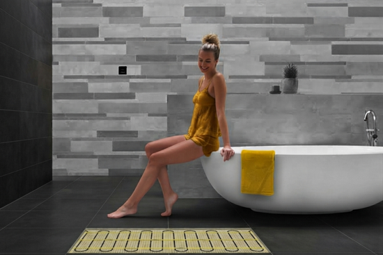 MAGNUM Mat Set met Thermostaat in Zwart 1,50 m² / 225 Watt - afb. 2