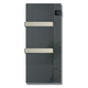 SILK Infrarood Badkamerradiator 750 Watt | Grijs glas - afb. 1
