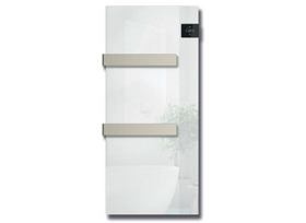 SILK Infrarood Badkamerradiator 750 Watt | Wit glas