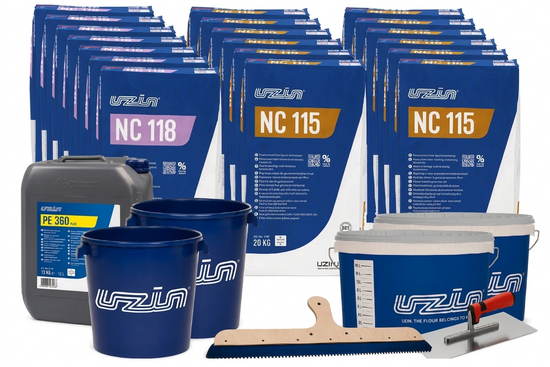 UZIN NC 115 Reparatie- en egalisatieset, 50 m² - afb. 1