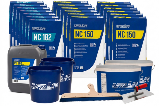 UZIN NC 150 Reparatie- en egalisatieset, 50 m² - afb. 1