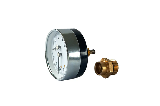 Collector-onderdelen Thermo-/manometer, aanvoerbalk (open kunststof verdeler) - afb. 2