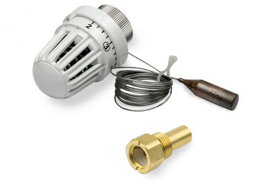 Verdeler-onderdelen M30-thermostaatknop met capilair en dompelbuis - afb. 1