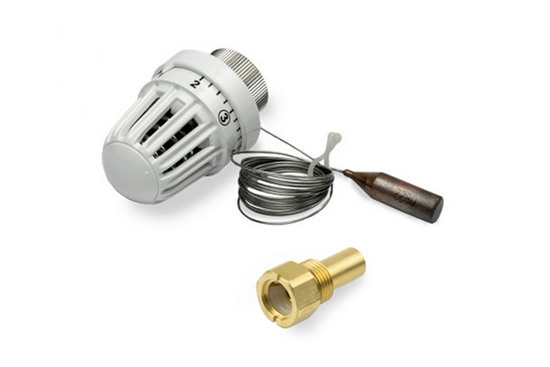 Collector-onderdelen M30-thermostaatknop met capilair en dompelbuis - afb. 1