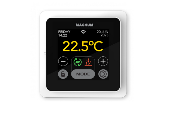 Verwarming Folie Set 20 m² / 2400 Watt Set met MRC-thermostaat | Wit - afb. 6