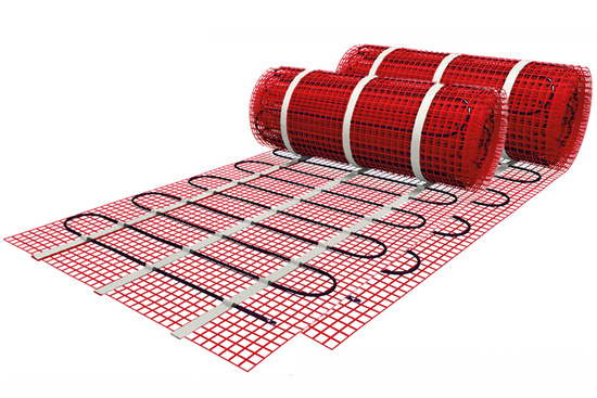 Verwarmingsmat Set 12 m² / 1800 Watt Set met C16-thermostaat | Wit - afb. 6