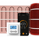 Verwarmingsmat Set 4,5 m² / 675 Watt Set met MIC² WiFi-thermostaat | Wit - afb. 1
