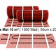 e-HEAT Mat Set met witte C16-thermostaat 20,00 m² / 3000 Watt - afb. 2