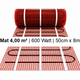 e-HEAT Mat Set met witte C16-thermostaat 4,00 m² / 600 Watt - afb. 2