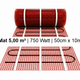 e-HEAT Mat Set met witte C16-thermostaat 5,00 m² / 750 Watt - afb. 2