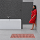 e-HEAT Mat Set met zwarte C16-thermostaat 2,00 m² / 300 Watt - afb. 3