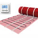 Verwarmingsmat Set 1,5 m² / 225 Watt Set met MIC-klokthermostaat | Wit - afb. 1