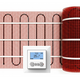 Verwarmingsmat Set 6 m² / 900 Watt Set met MIC² Basic-thermostaat | Wit - afb. 1