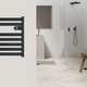 ZION Elektrische Badkamerradiator 500 Watt | Antraciet (RAL 7016) - afb. 3